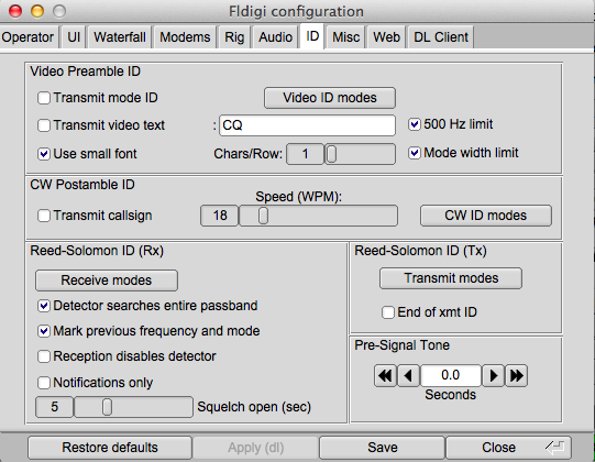 fldigi setup instructions